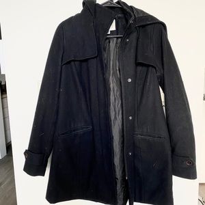 A New Day Black Peacoat